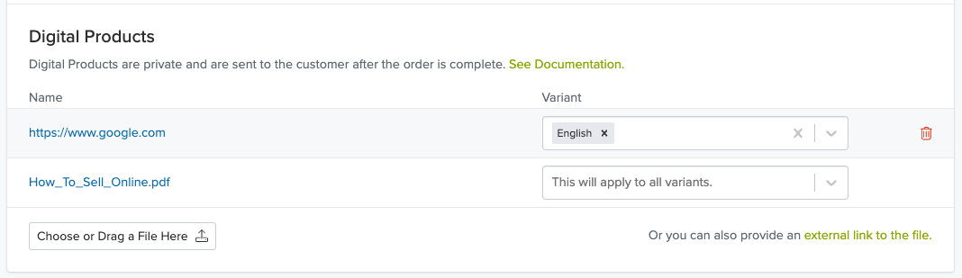 Add Digital Product Step 7a